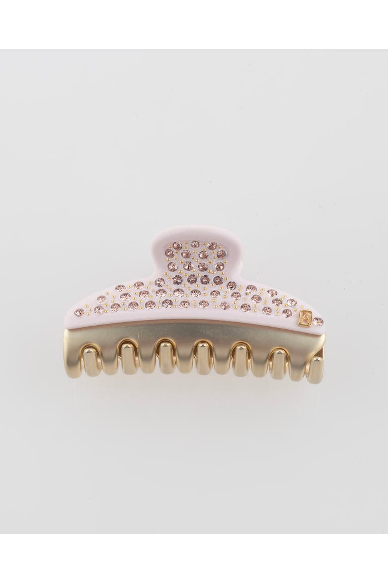 ALEXANDRE DE PARIS Vendome Hair Claw Clip with Strass, Main, color, Pink