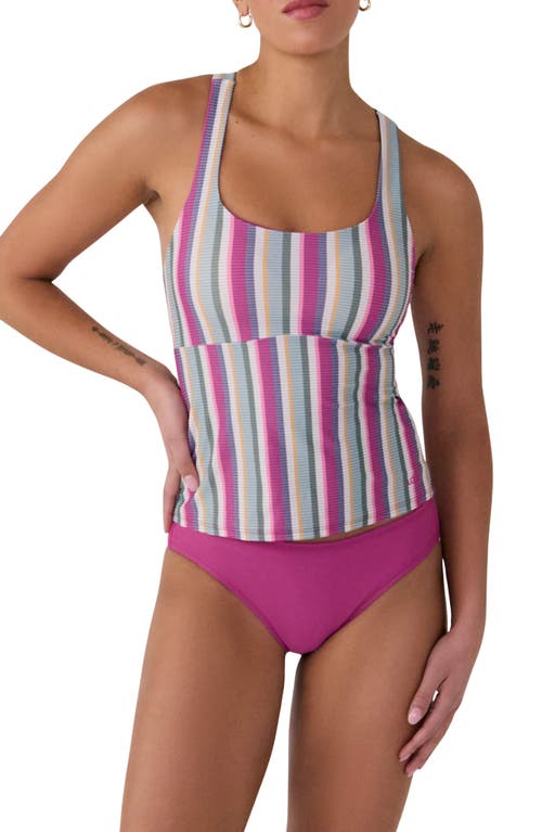 Lole Playa Long Tankini In Sundrift Stripe