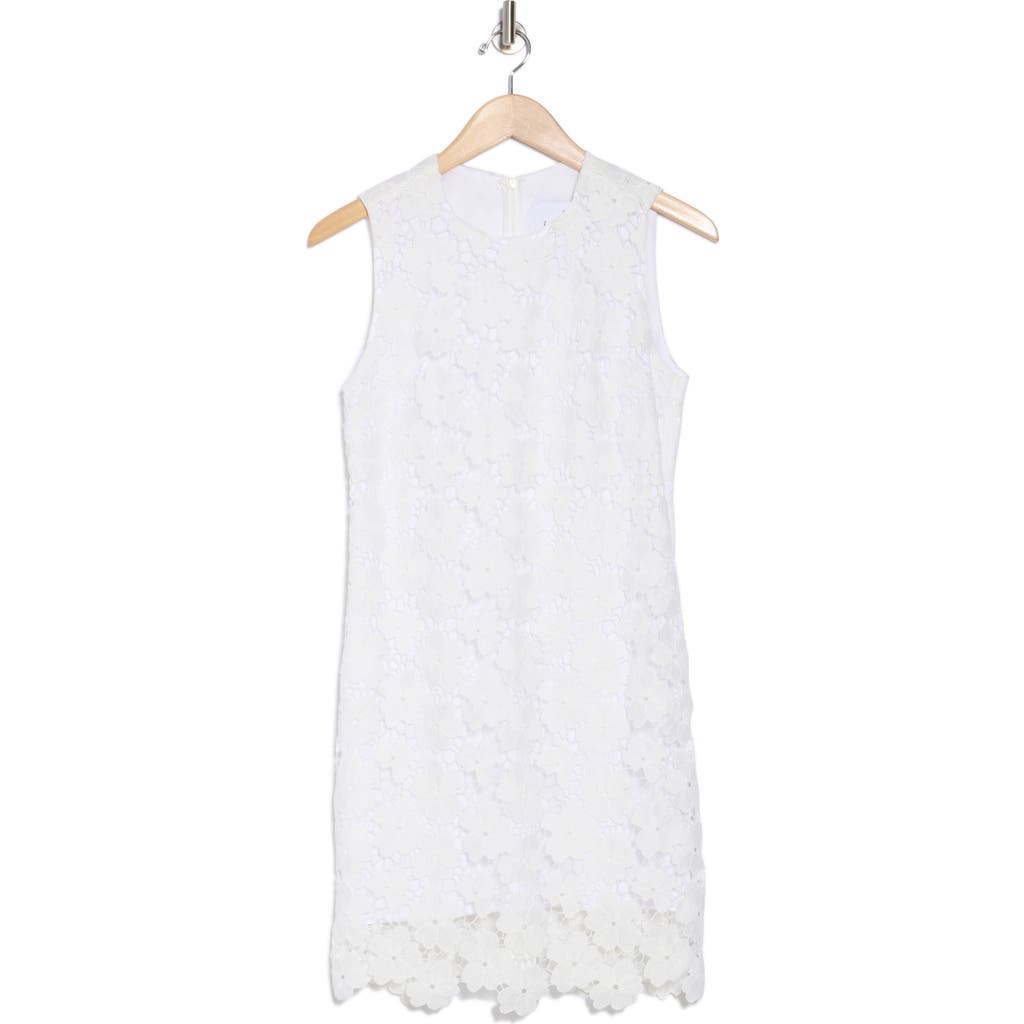 SAM EDELMAN SAM EDELMAN FLORAL LACE SHIFT DRESS