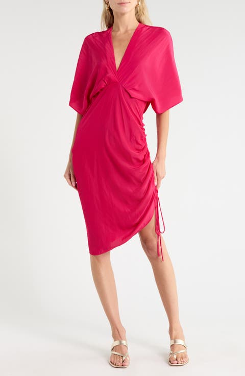 Ashley Ruched Midi Dress