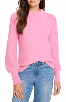 NIC+ZOE Waffle Stitch Crewneck Sweater