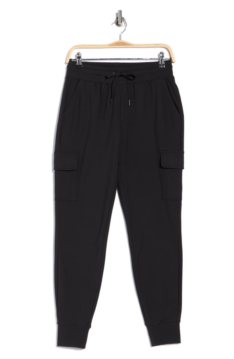 YOGALICIOUS PolarLux Cascade Tapered Joggers, Main, color, Black