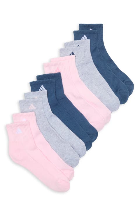 Athletic Cushioned Assorted 6-Pack Quarter Socks