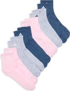 adidas Athletic Cushioned Assorted 6-Pack Quarter Socks
