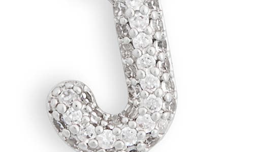 Leith Cubic Zirconia Initial Pendant Necklace