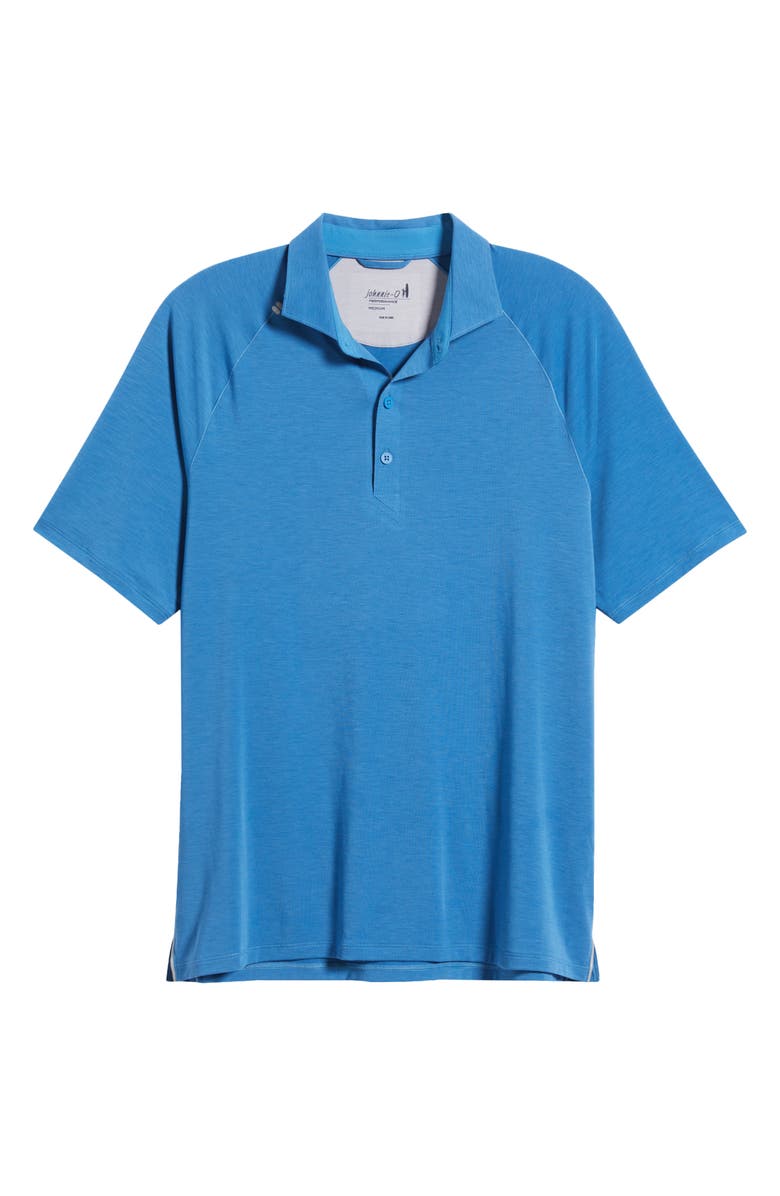 johnnie-O Callan Performance Polo, Alternate, color, Barrels Blue