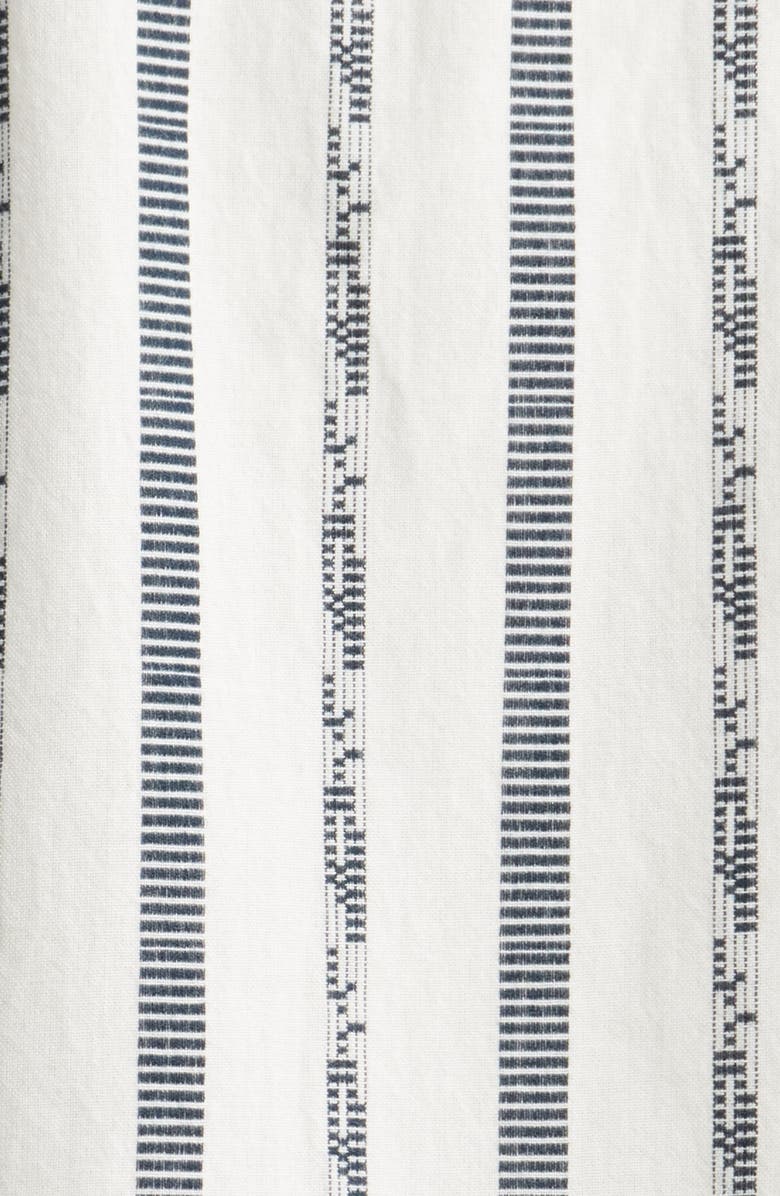 Wax London Didcot Stripe Camp Shirt, Alternate, color, Ecru