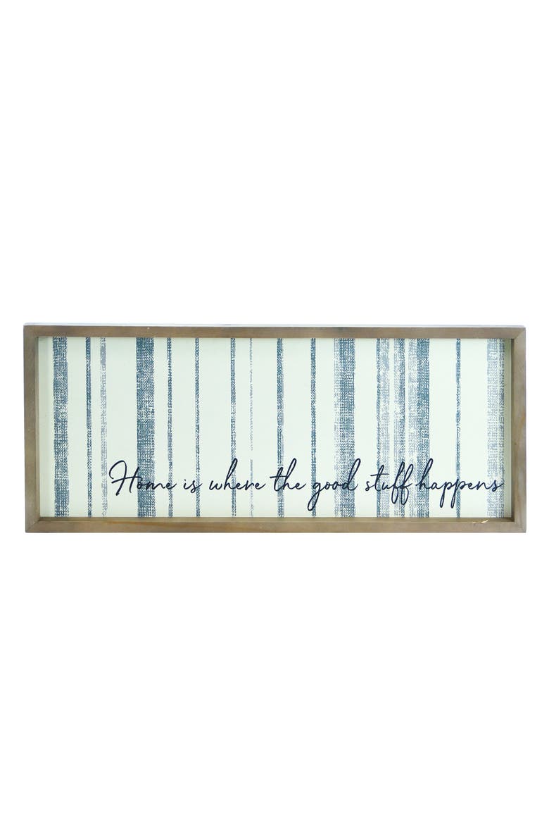 Home Line Print Sign, Main, color, White