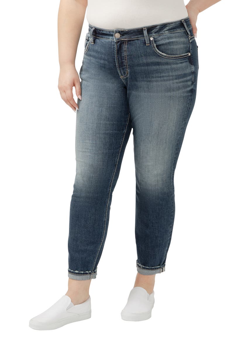 Boyfriend Jeans, Alternate, color, INDIGO