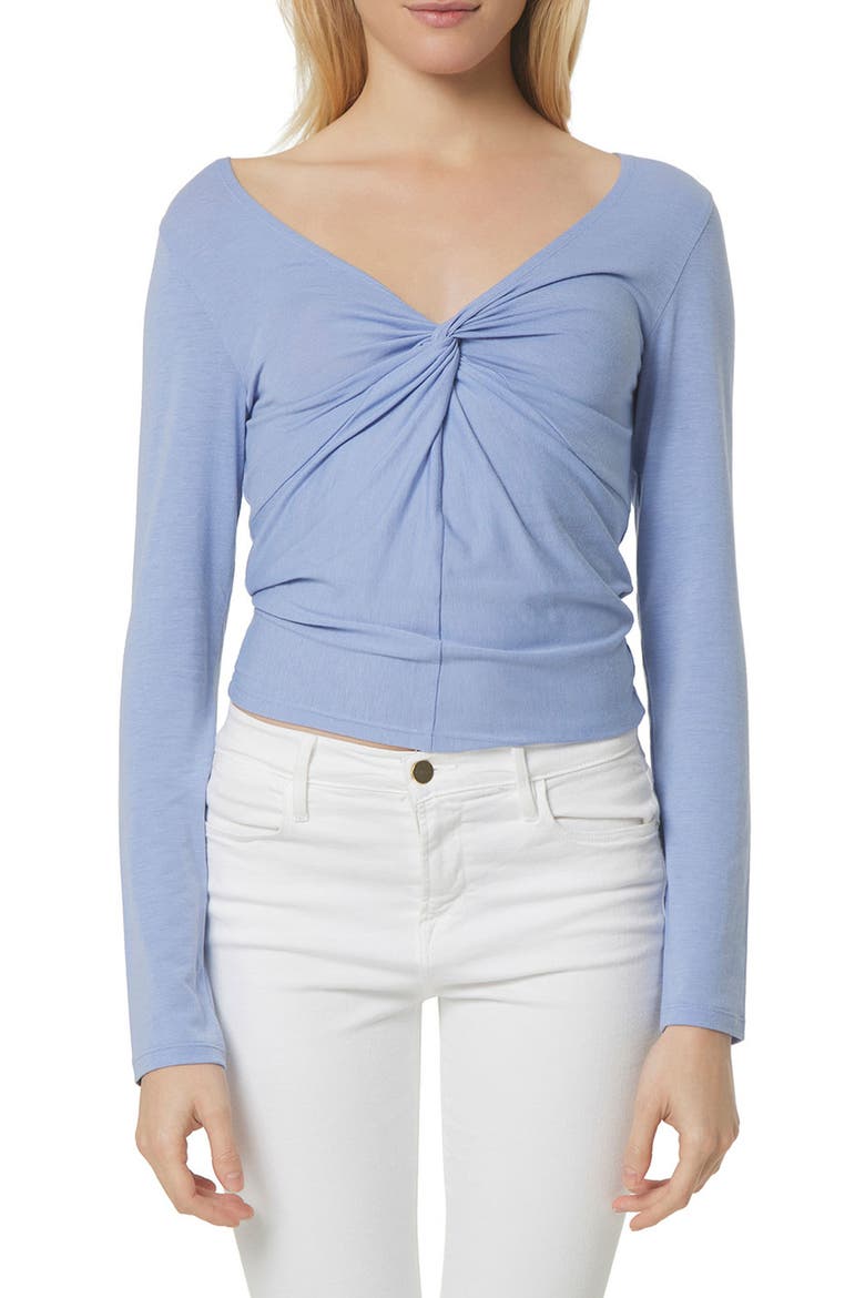 Twisted Long Sleeve T-Shirt, Main, color, IRIS