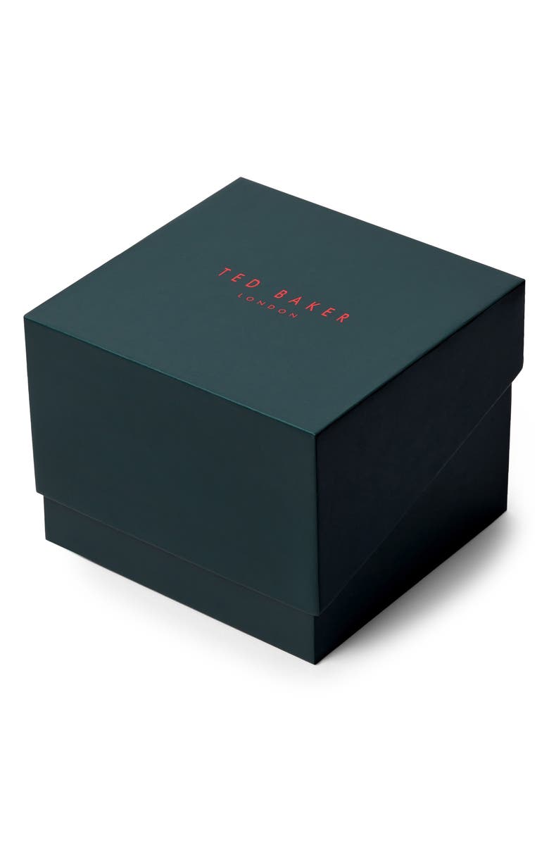 Ted Baker London Ammy Magnolia 3H Leather Strap Watch, 34mm, Alternate, color, 