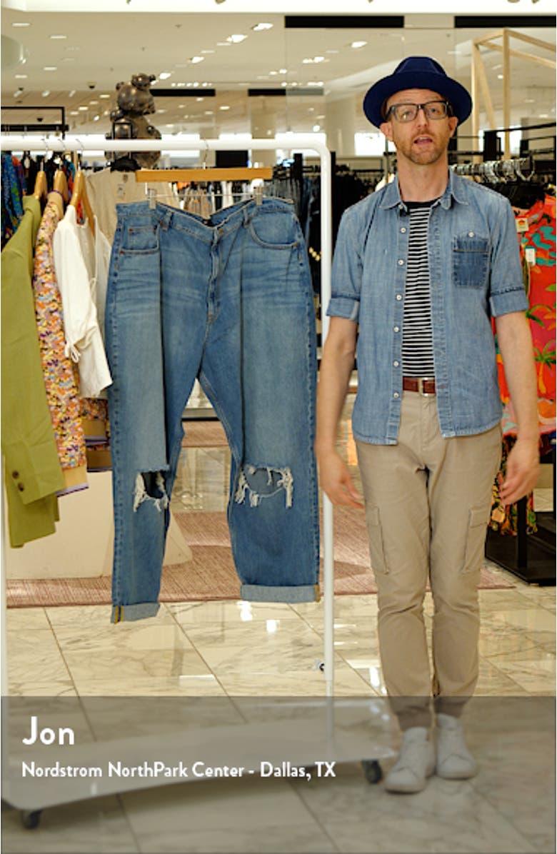 Curve Ripped High Waist Mom Jeans, sales video thumbnail