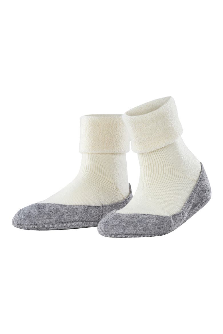 Cosy Stretch Wool Slipper Socks, Main, color, OFF WHITE