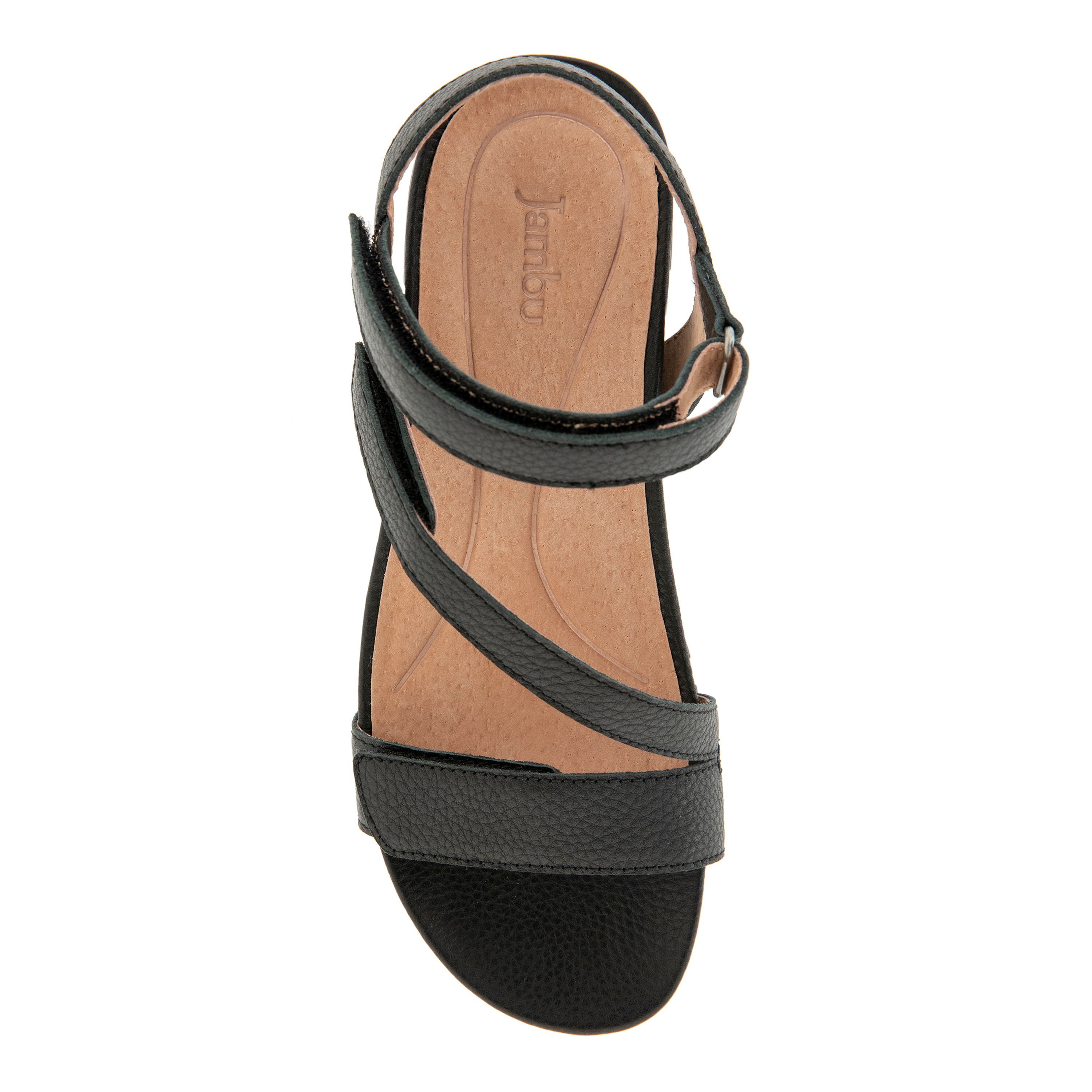 Jambu Liza Casual Wedge Sandal, Alternate, color, Black