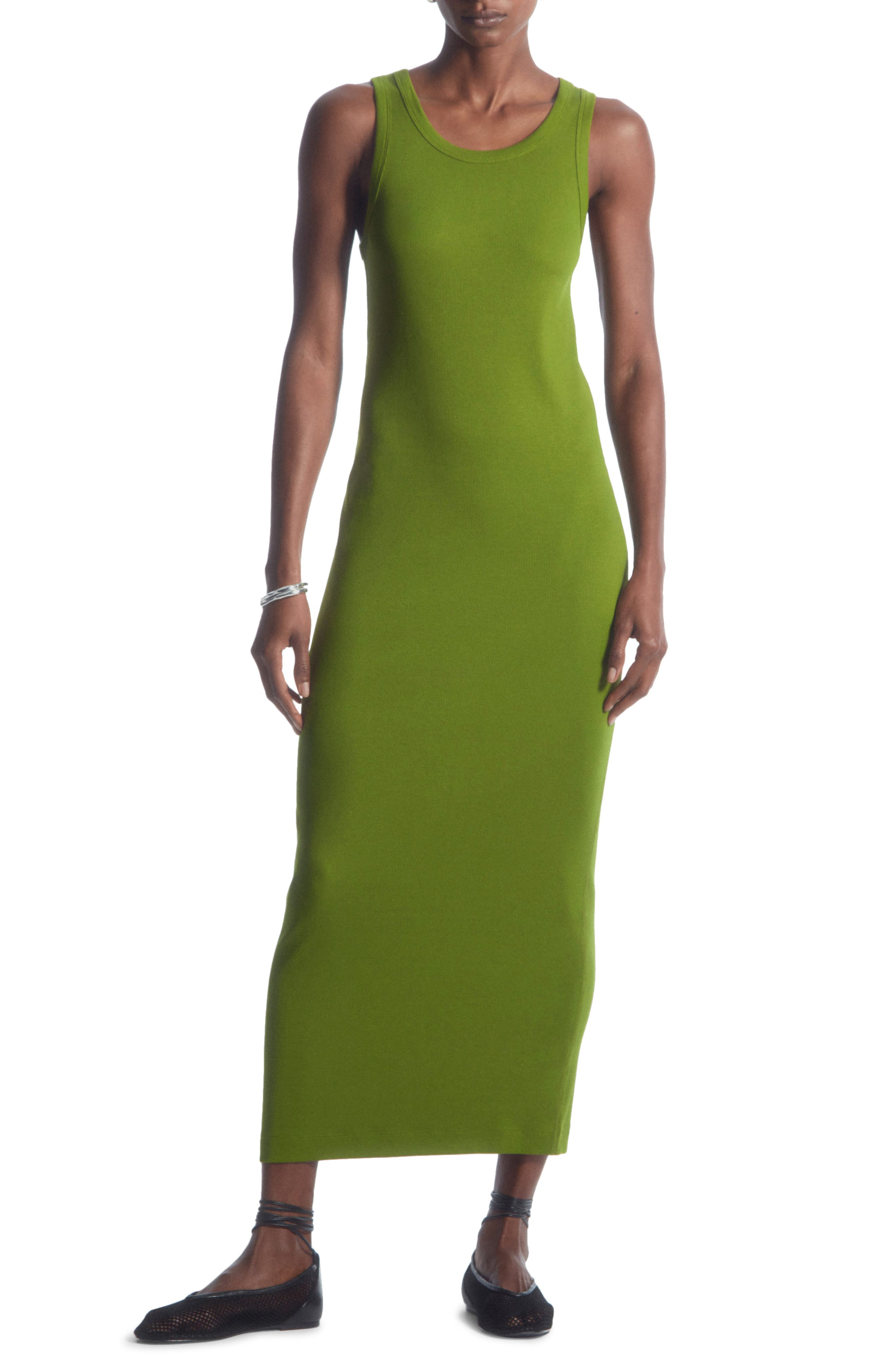 COS Rib Tube Maxi Tank Dress (Women) | Nordstromrack