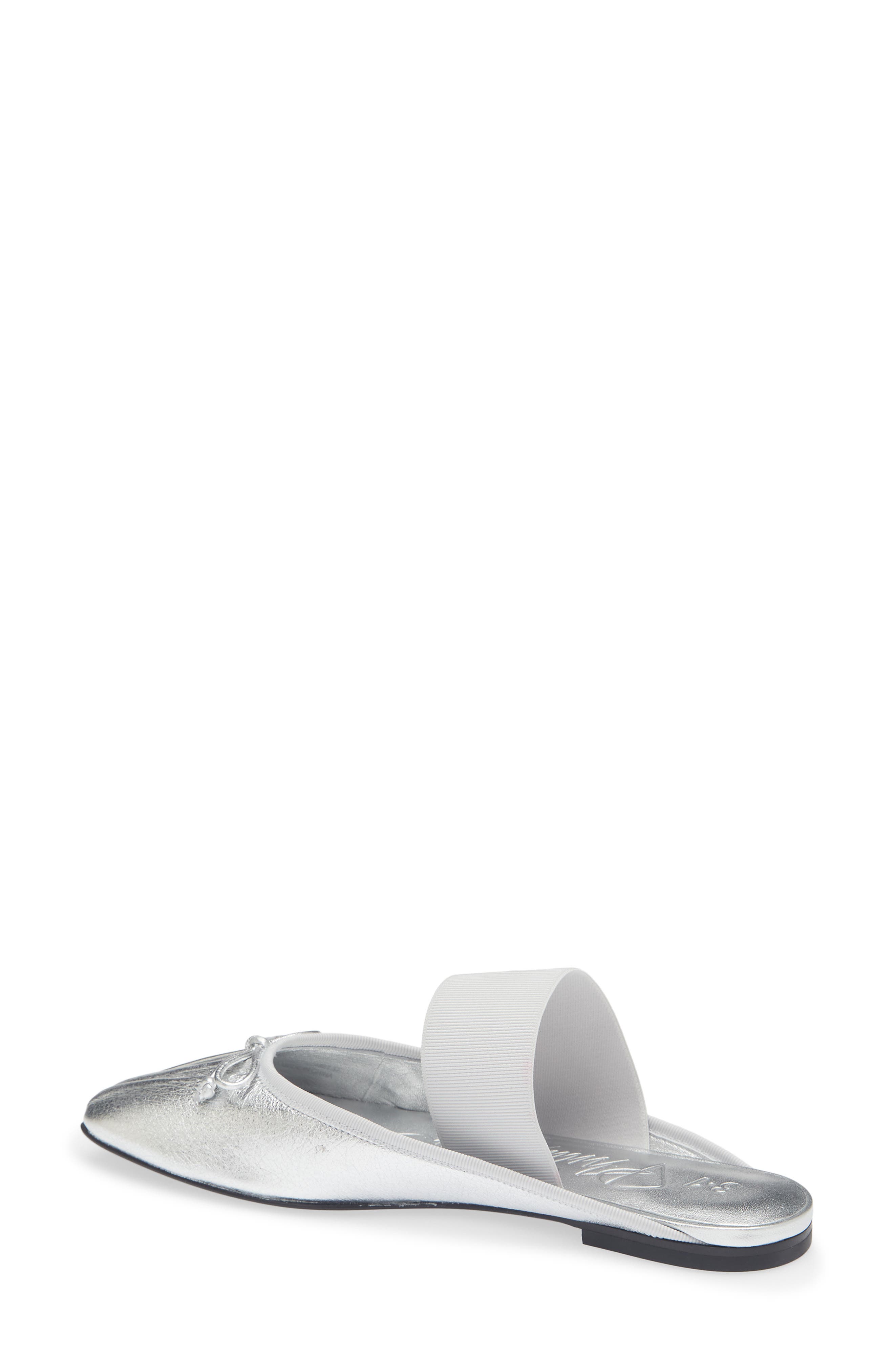 Ballerina Mule, Alternate, color, SILVER