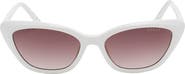 GUESS 55mm Cat Eye Sunglasses