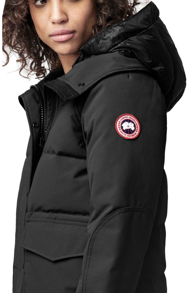 Deep Cove Arctic Tech Water Resistant 625 Fill Power Down Bomber Jacket, Alternate, color, BLACK
