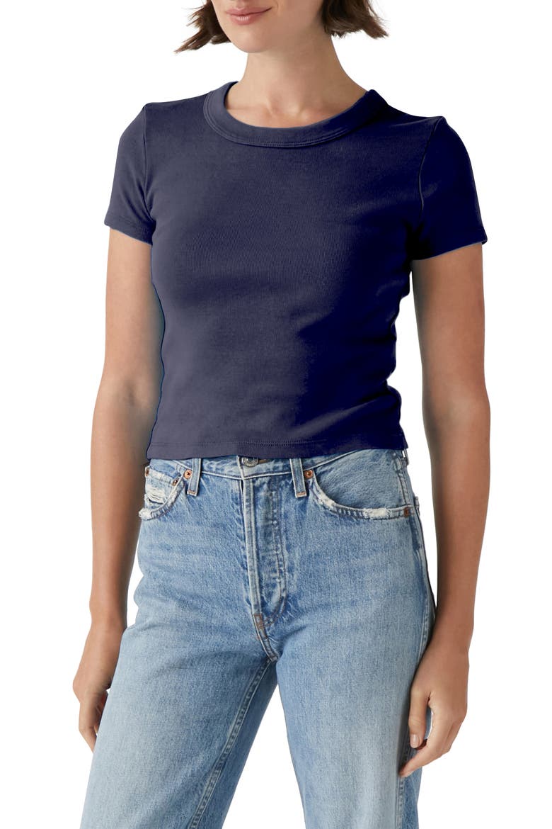 Mimi Crop T-Shirt, Alternate, color, NOCTURNAL