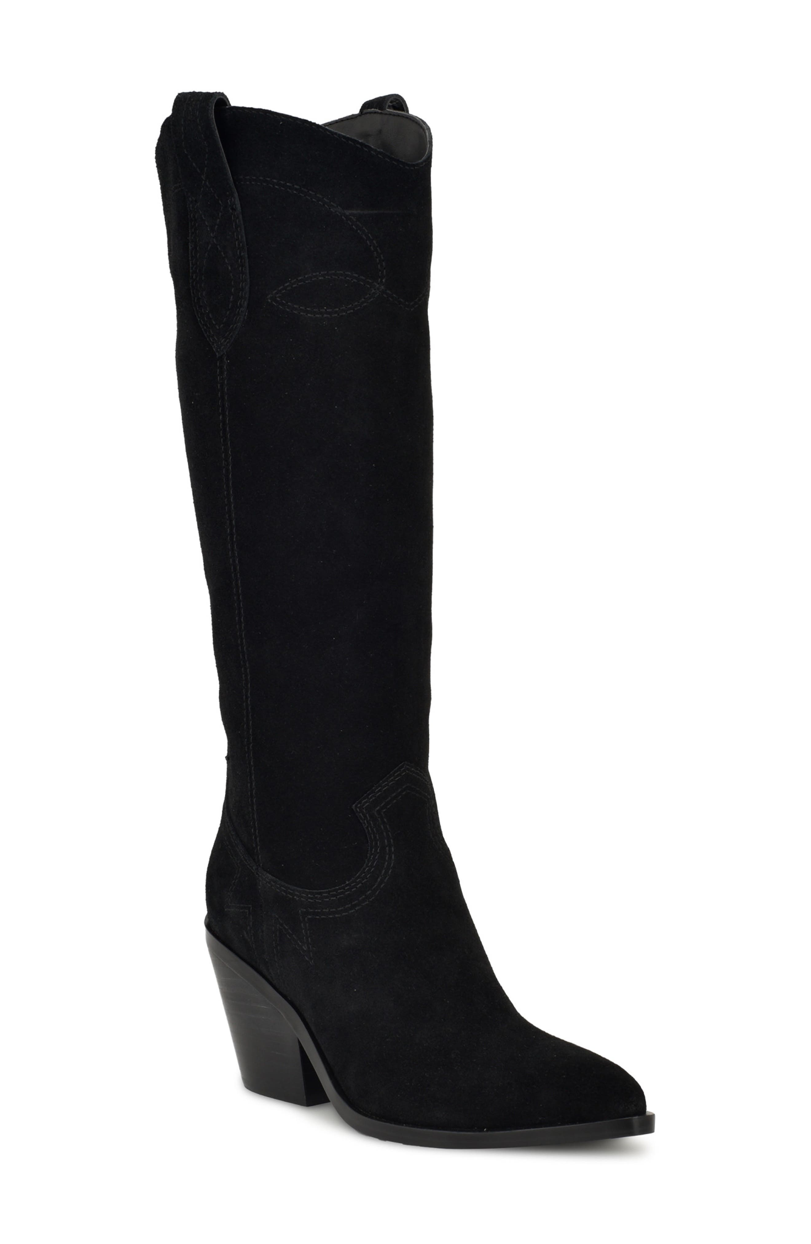 Nine West Smash Knee High Boot, Main, color, Black