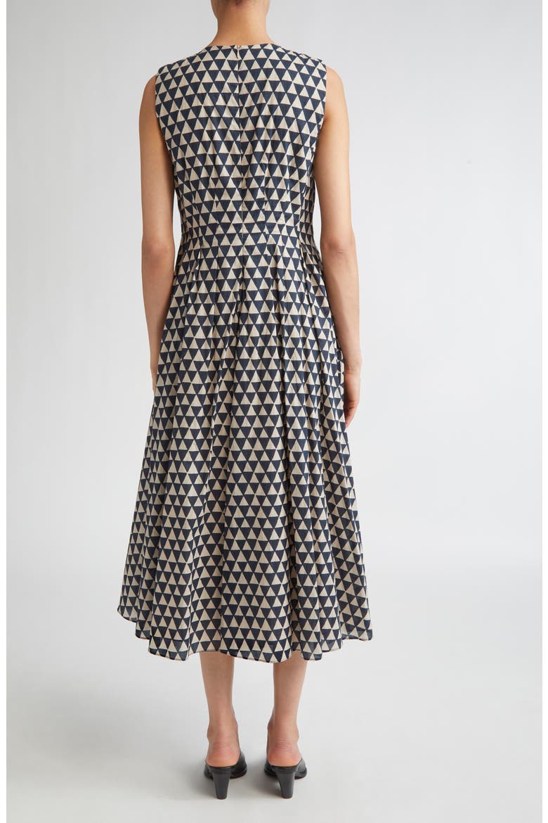 Eloise Print Cotton Voile Midi Dress, Alternate, color, ULTRAMARINE