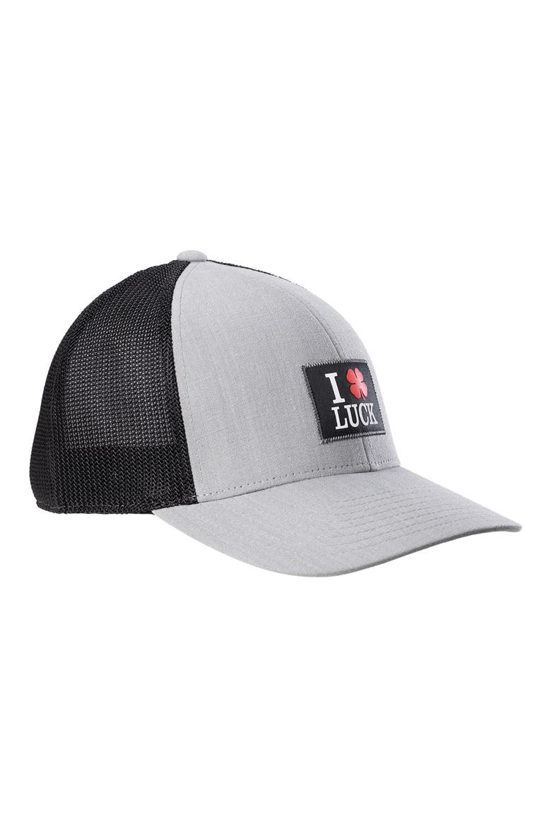 I Love Luck Adjustable Baseball Cap, Alternate, color, GREY