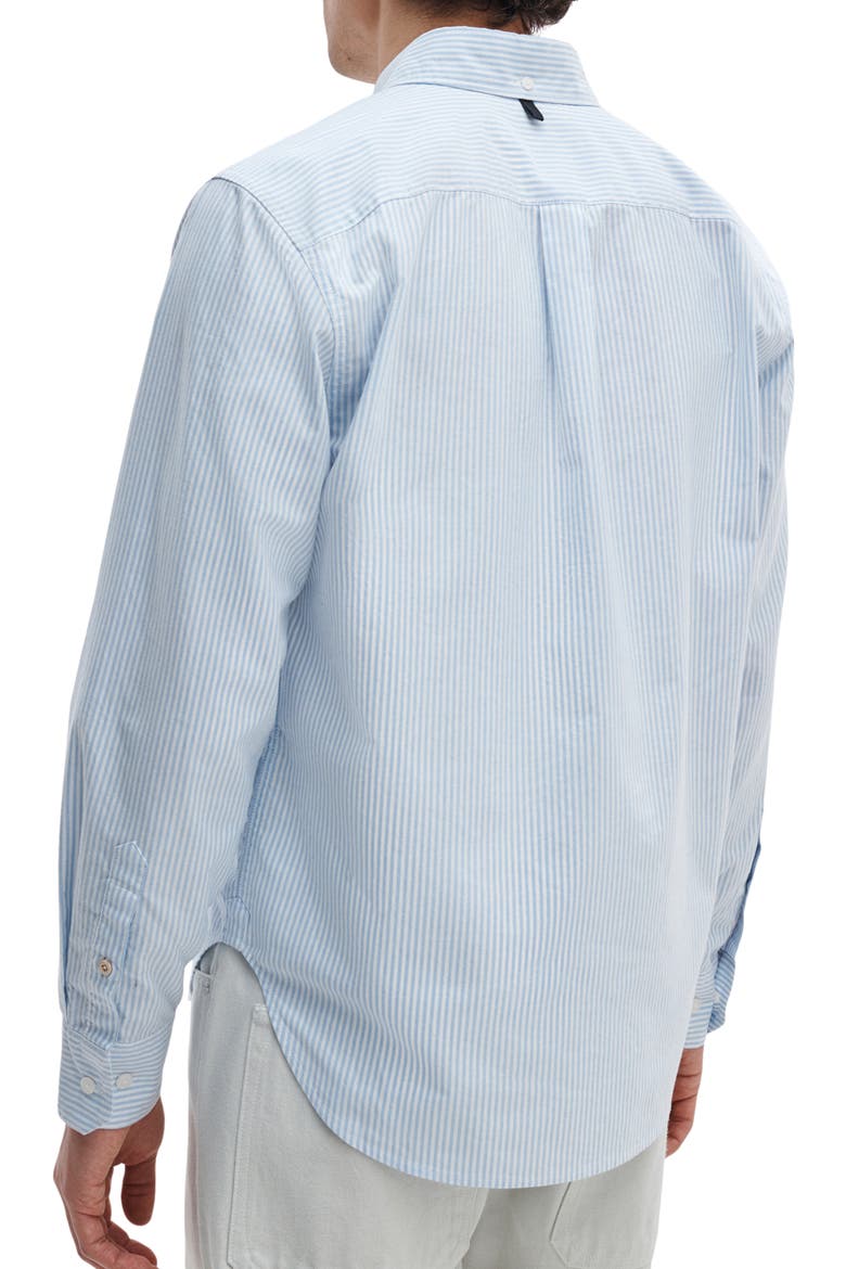 Classic Fit Oxford Button-Down Shirt, Alternate, color, LIGHT BLUE STRIPE