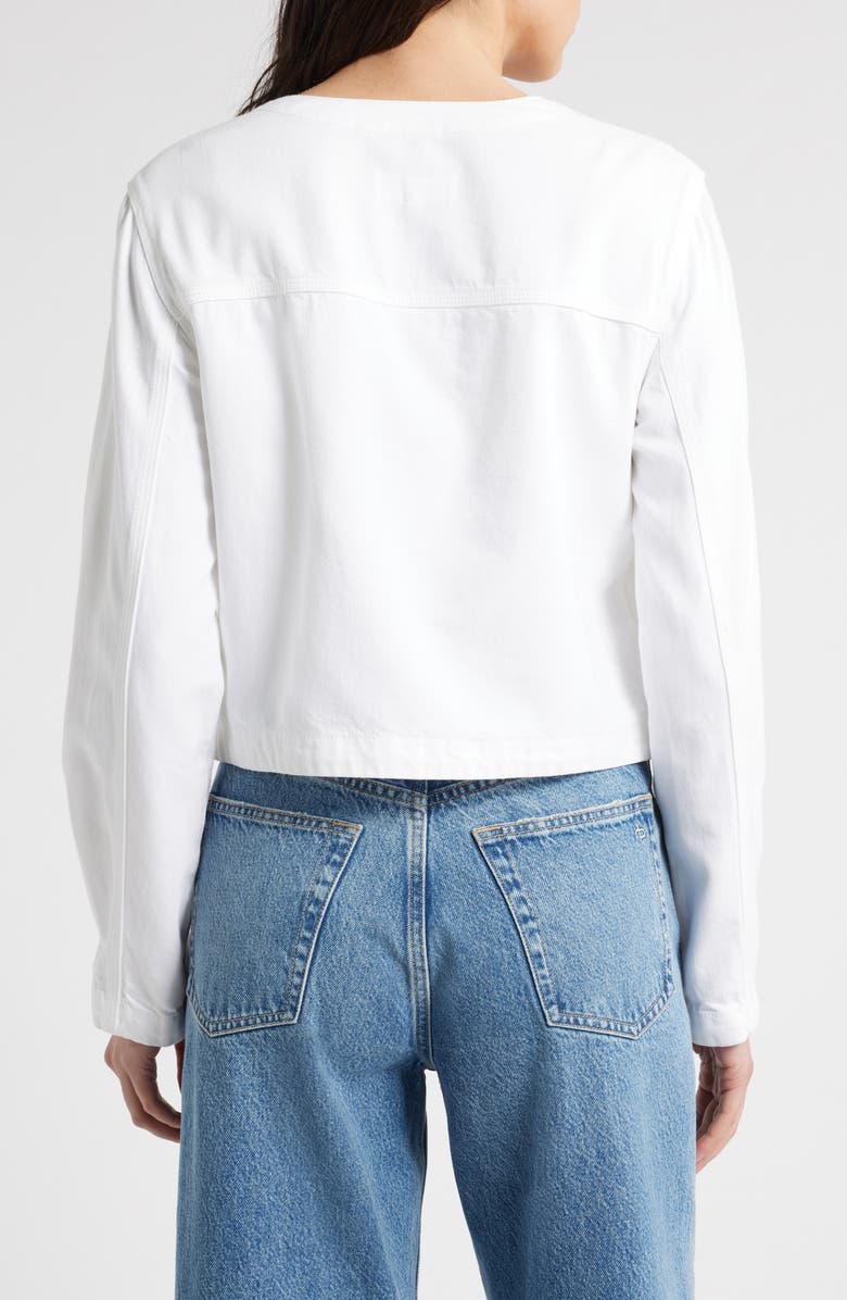 rag & bone Drew Featherweight Crop Denim Jacket, Alternate, color, 