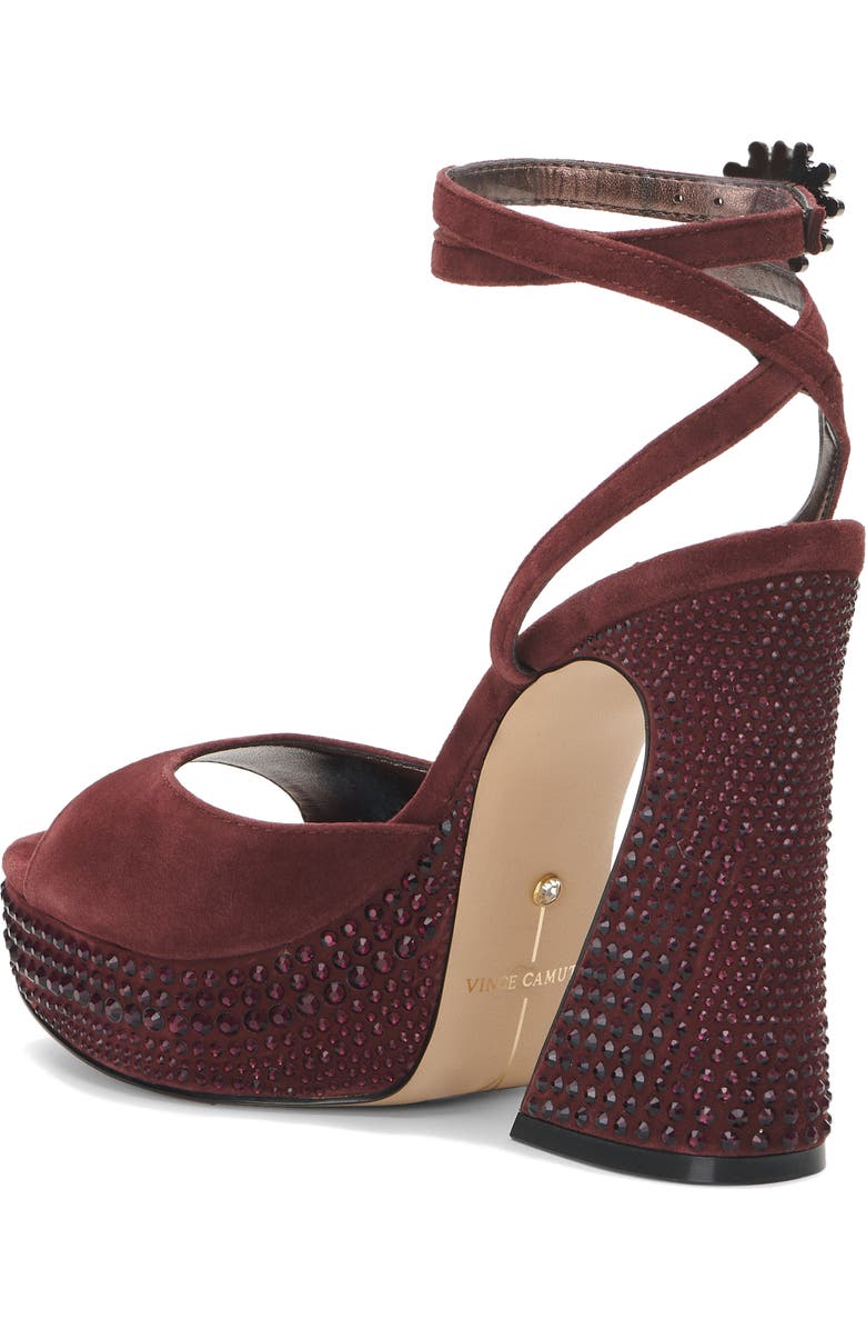 Vince Camuto Inna Platform Sandal, Alternate, color, Crimson