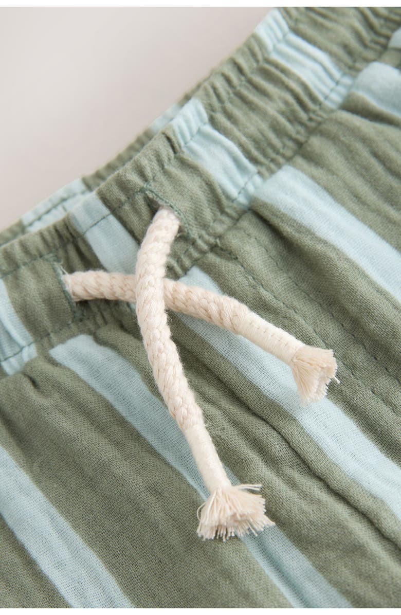 NEXT Kids' Stripe Cotton Pants, Alternate, color, Green