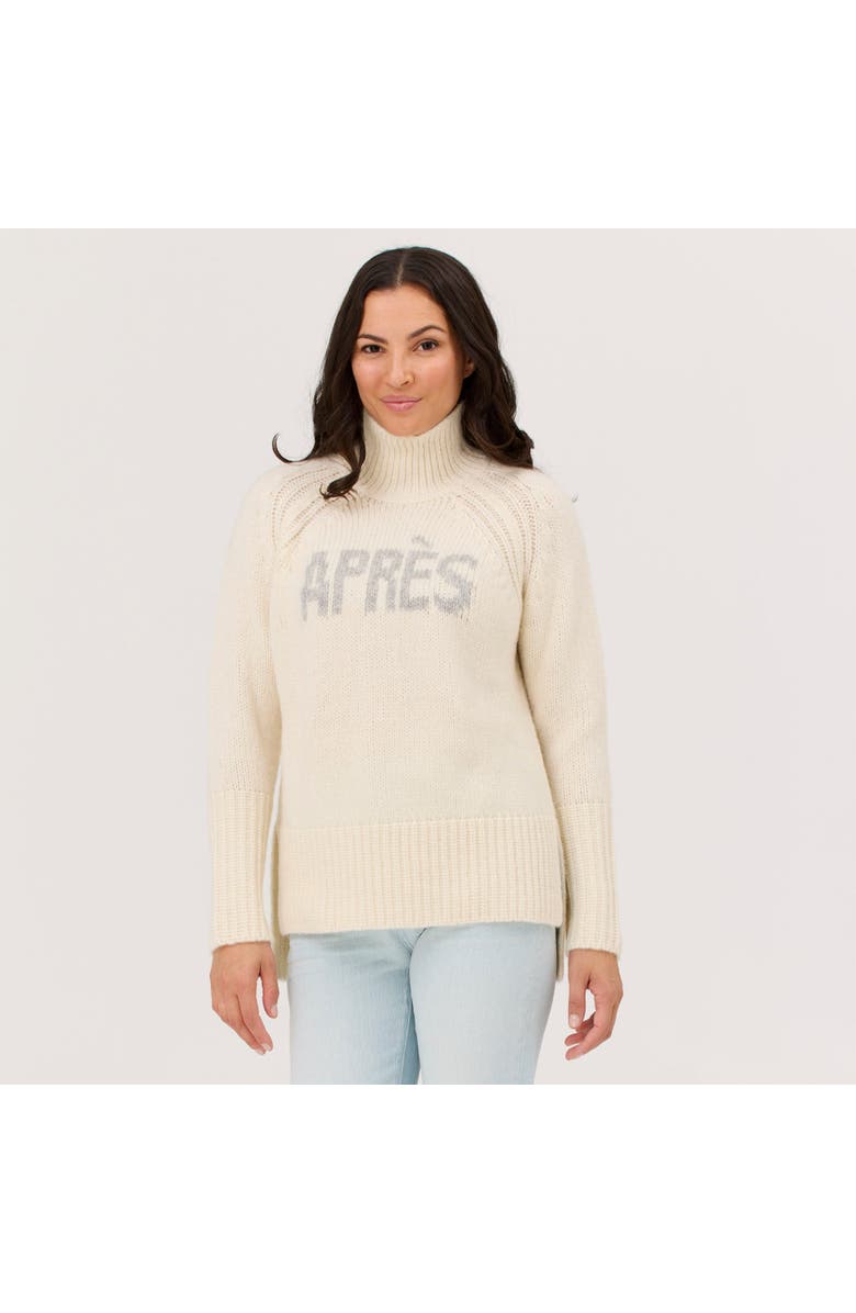 Krimson Klover Apres Baby Alpaca Tunic, Alternate, color, Heather Black