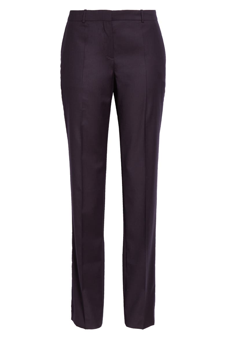 Tamea Mini Houndstooth Trousers, Alternate, color, GRAPE MINI HOUNDSTOOTH