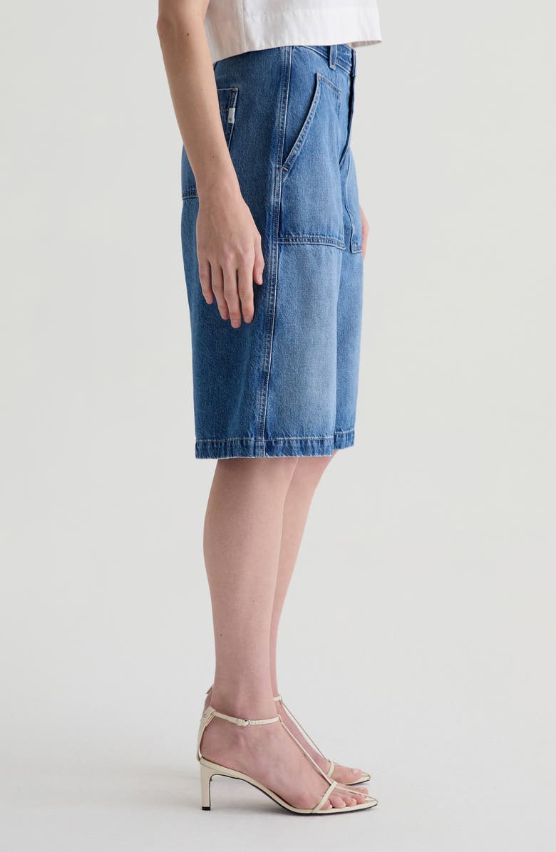 AG Dallah Denim Shorts, Alternate, color, Riviera Maya