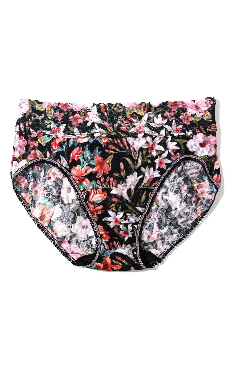 Hanky Panky Print Signature Lace French Briefs, Main, color, 