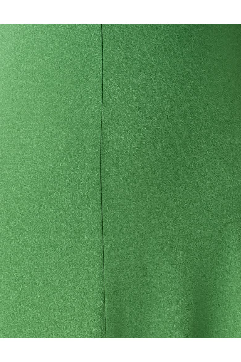 Mia Crepe V-Neck Midi Dress, Alternate, color, Green