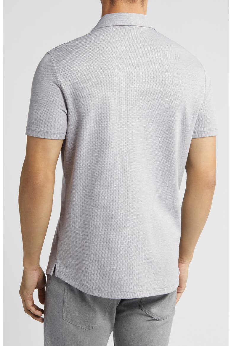 Robbins Knit Short Sleeve Button-Up Shirt, Alternate, color, GREY