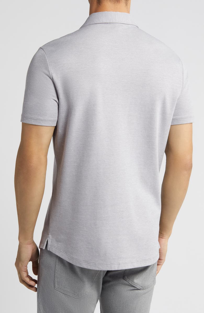 Robert Barakett Robbins Knit Short Sleeve Button-Up Shirt, Alternate, color, Grey