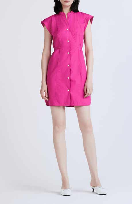 Derek Lam 10 Crosby Peyton Cap Sleeve Shirtdress