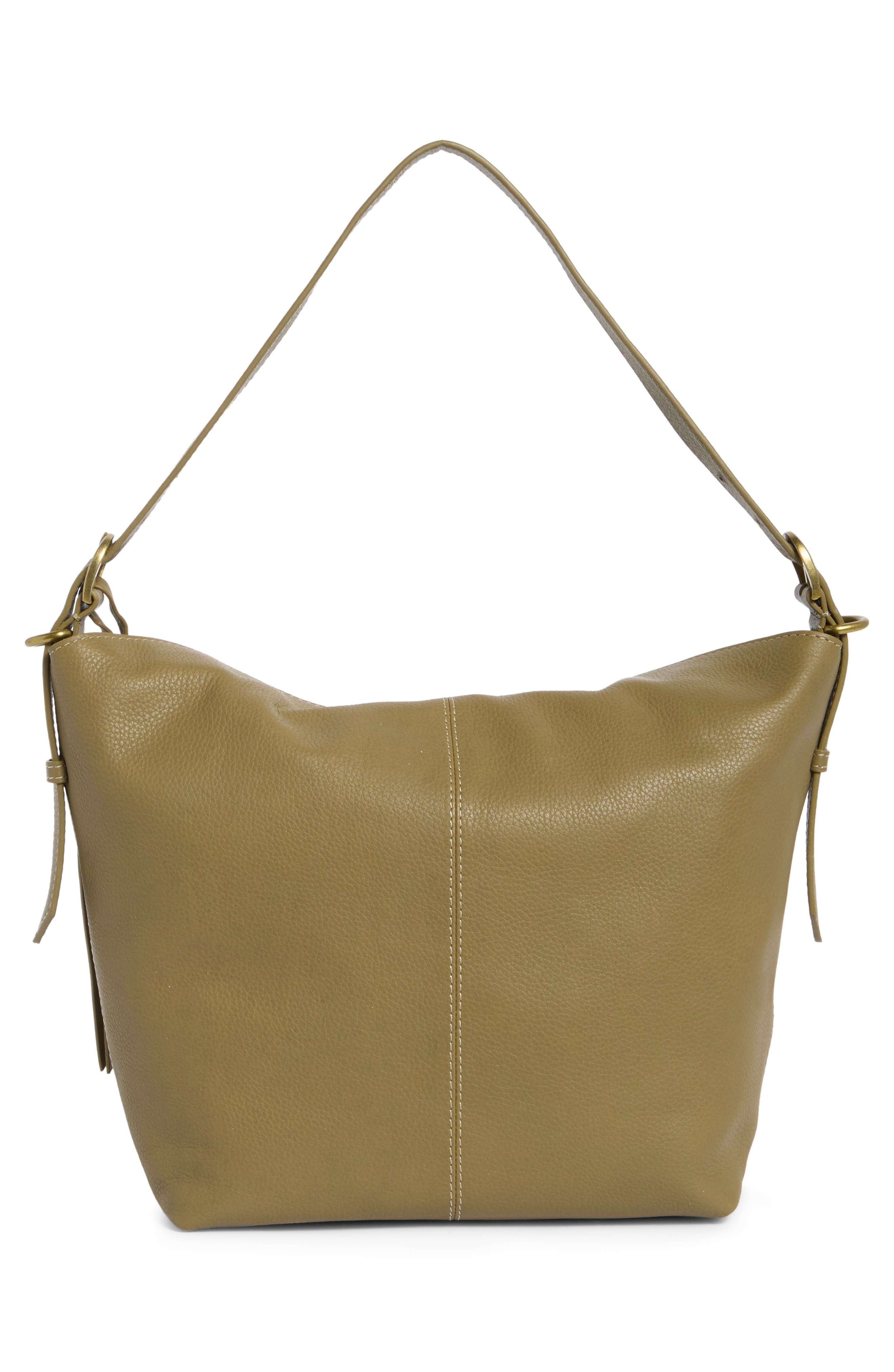Amy Leather Hobo, Alternate, color, GOLDEN SANDALWOOD PEBBLE