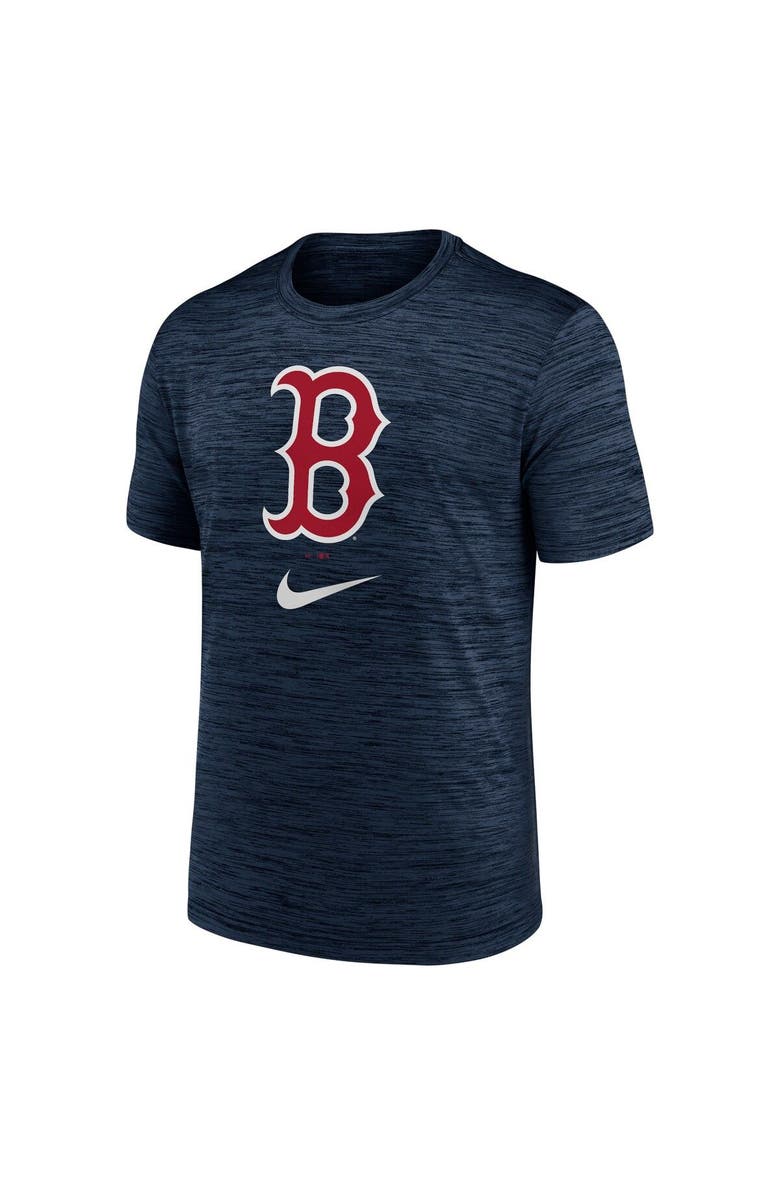 Nike Men's Nike Navy Boston Red Sox Logo Velocity Performance T-Shirt, Alternate, color, 