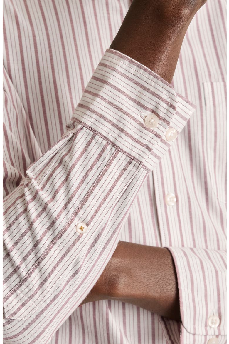 Everyday Slim Fit Stripe Stretch Cotton Button-Down Shirt, Alternate, color, FELIX OXFORD STRIPE C6