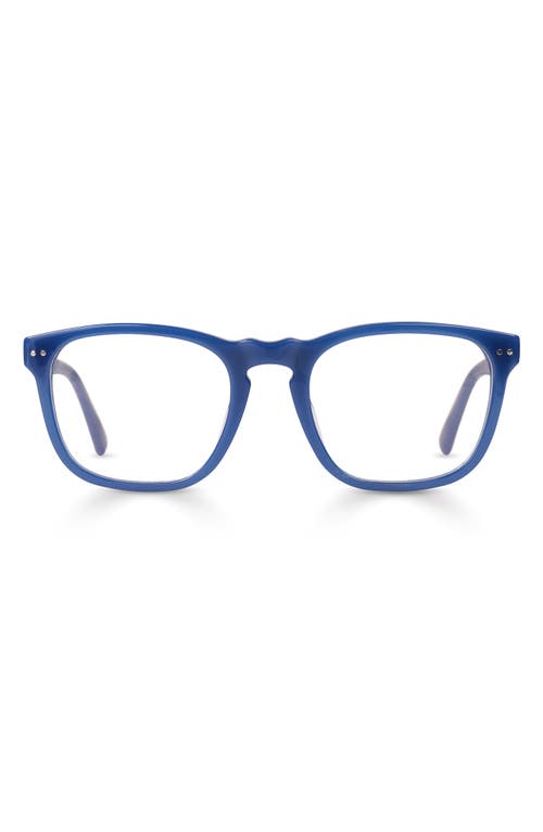 Eyebobs New Sport 52mm Rectangular Reading Glasses In Denim Blue