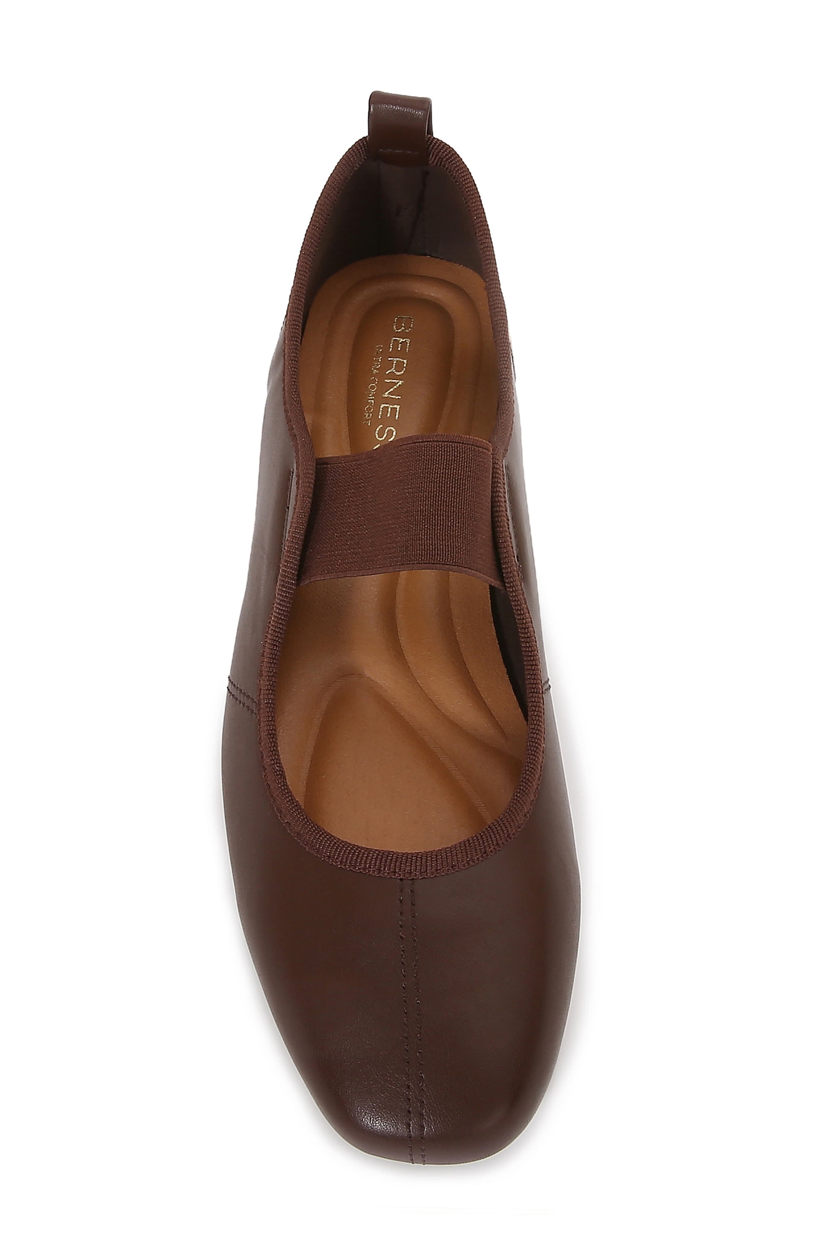 Fable Faux Leather Mary Jane Flat, Alternate, color, COFFEE