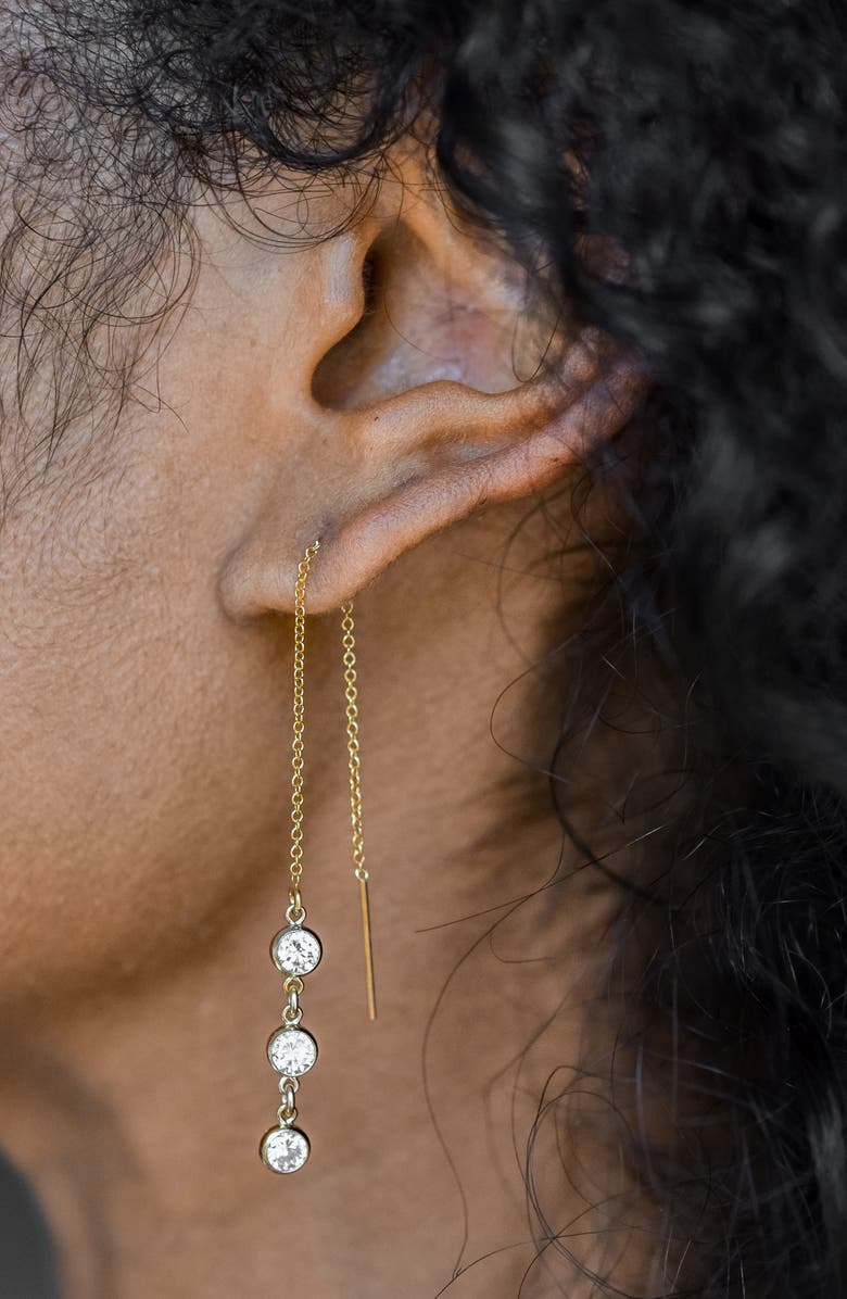 Set & Stones Lily Threader Earrings, Alternate, color,