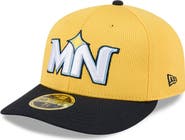 New Era Men's New Era Yellow/Black Minnesota Twins City Connect Batting Practice Low Profile 59FIFTY Fitted Hat
