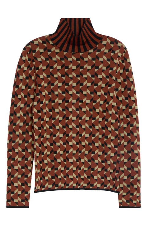 Merino Wool Jacquard Sweater