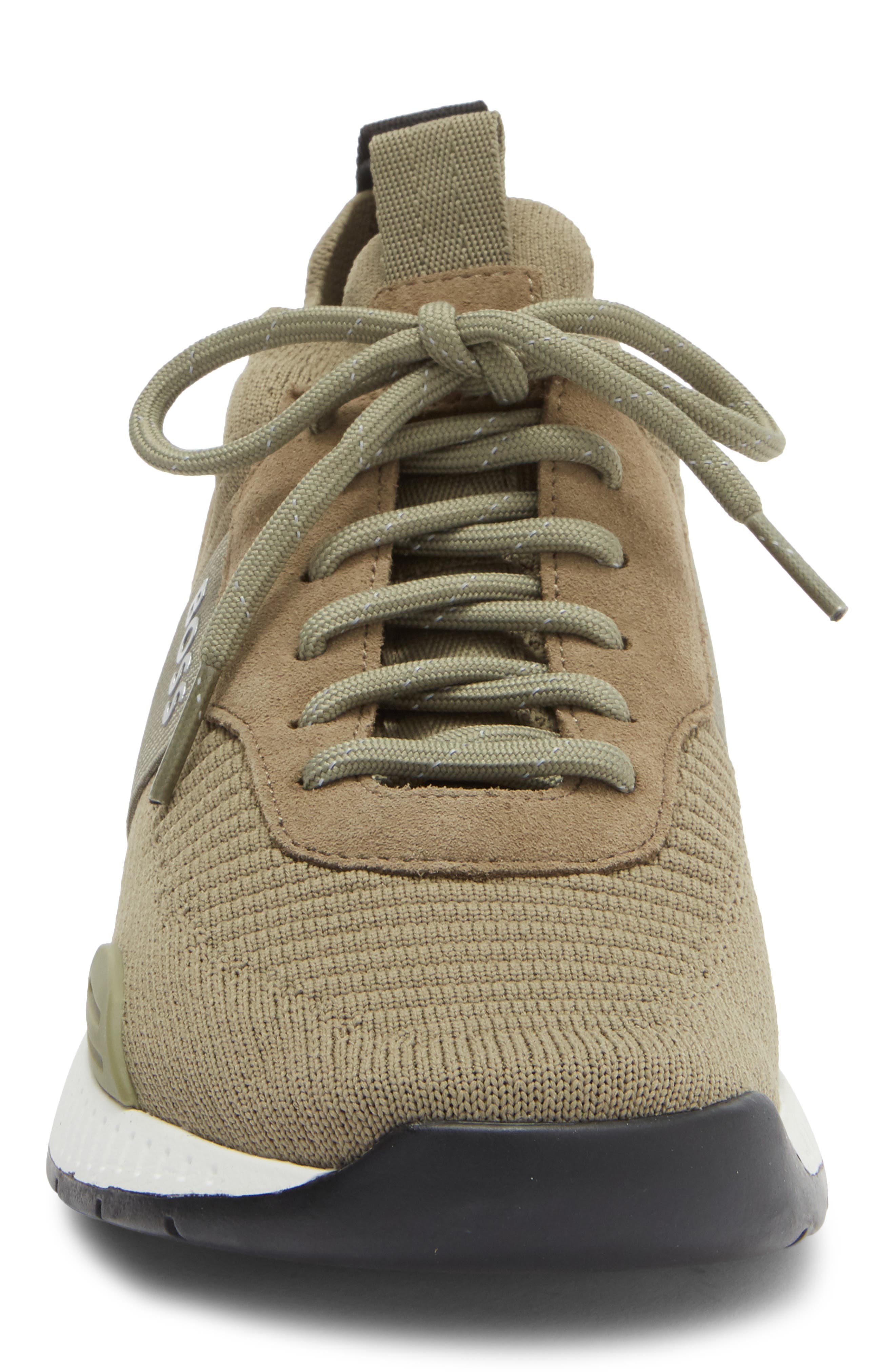 BOSS Titanium Runn Knit Sneaker, Alternate, color, 