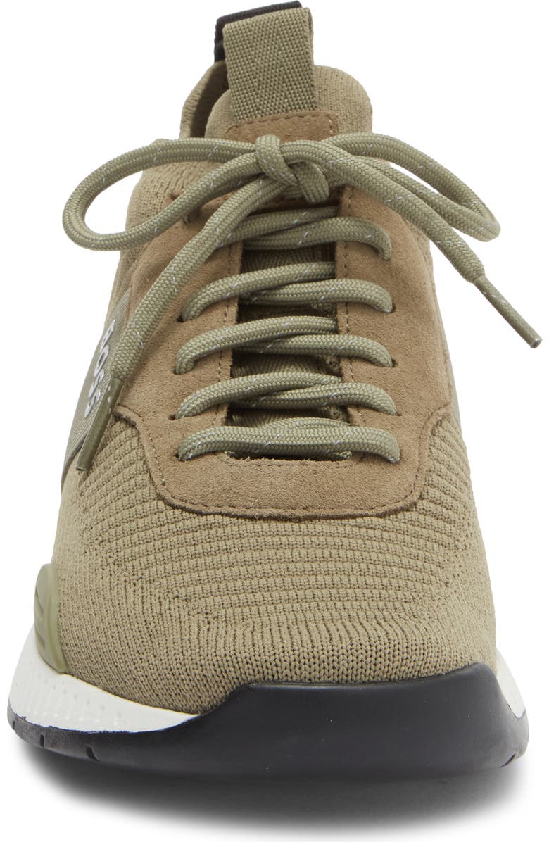 BOSS Titanium Runn Knit Sneaker, Alternate, color,