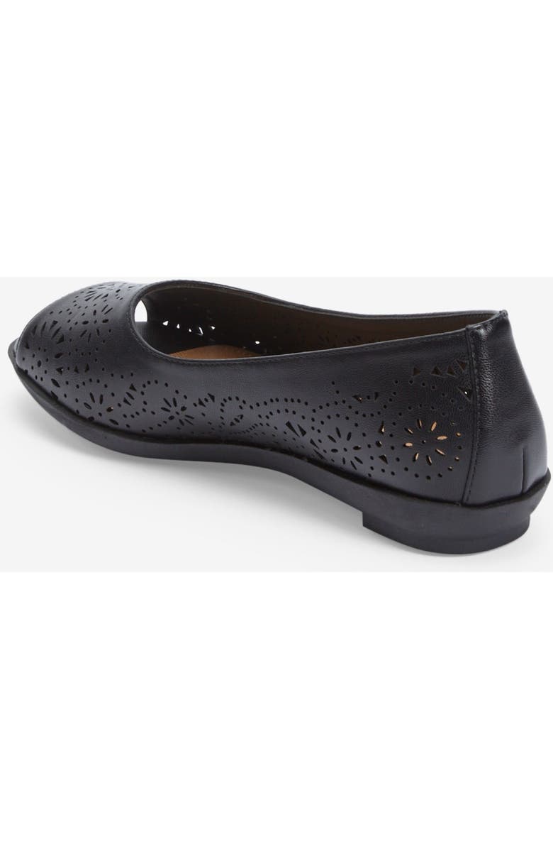 Comfortview The Korrina Slip On Flat, Alternate, color, Black