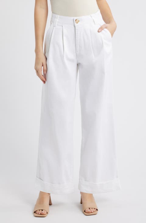 Skyrise Wide Leg Pants (Regular & Petite)